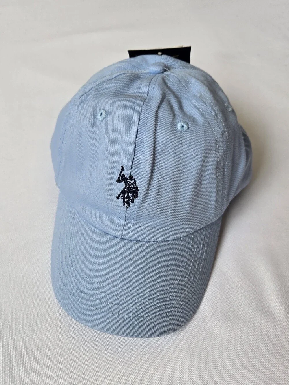 U.S. Polo Assn. Light Blue Baseball Cap Dad Hat Adjustable One Size NWT Cotton